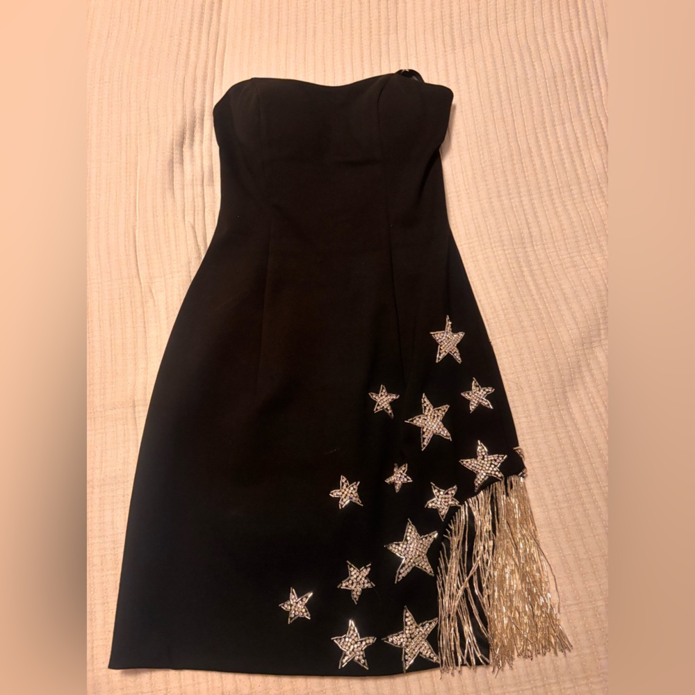 Sherri Hill 54827 Black/Silver Mini Dress